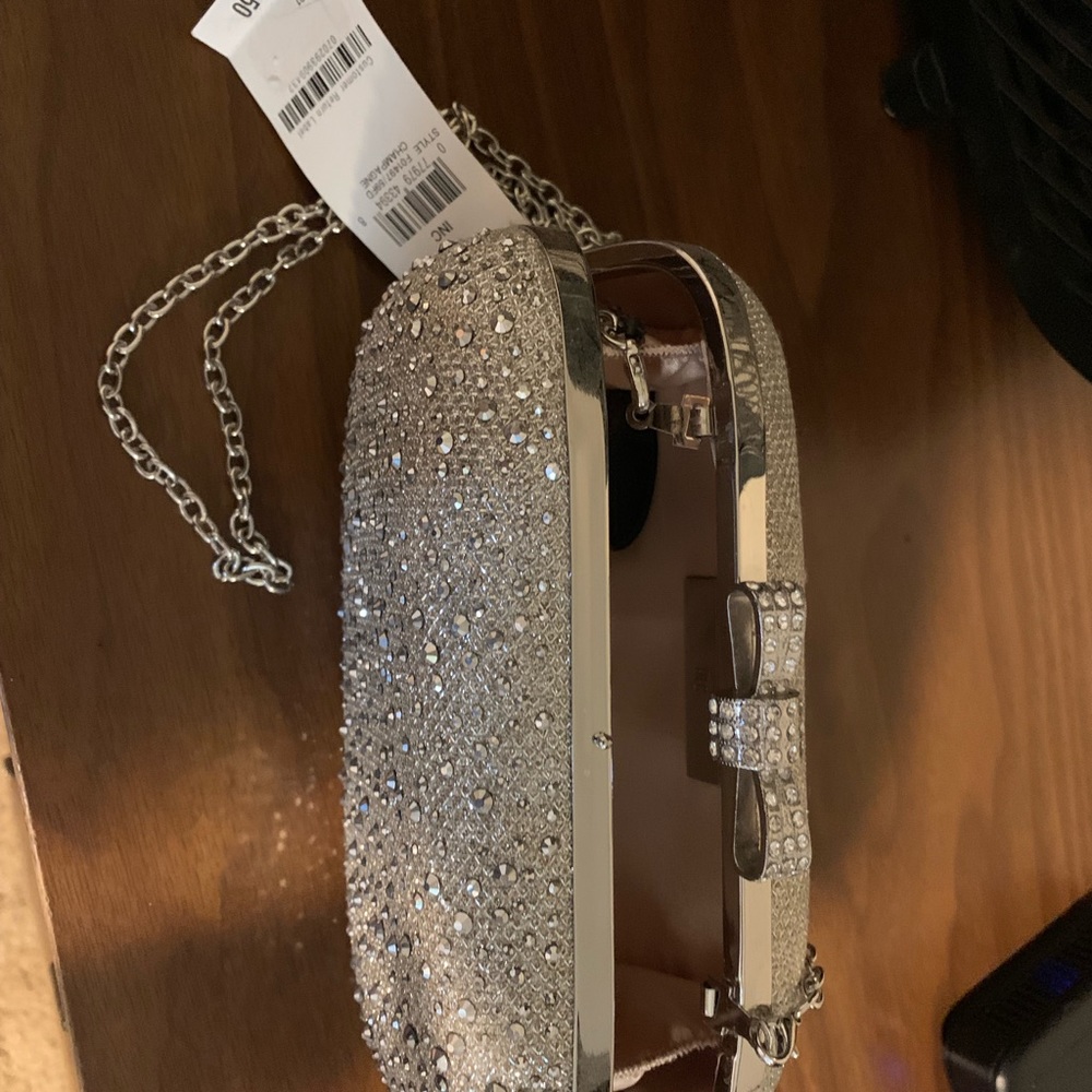 Glittery INC clutch with chain - Picture 3 of 4